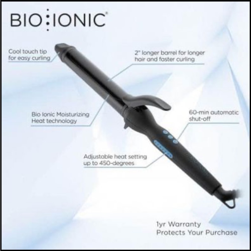 Bio Ionic Curling Iron 1.25